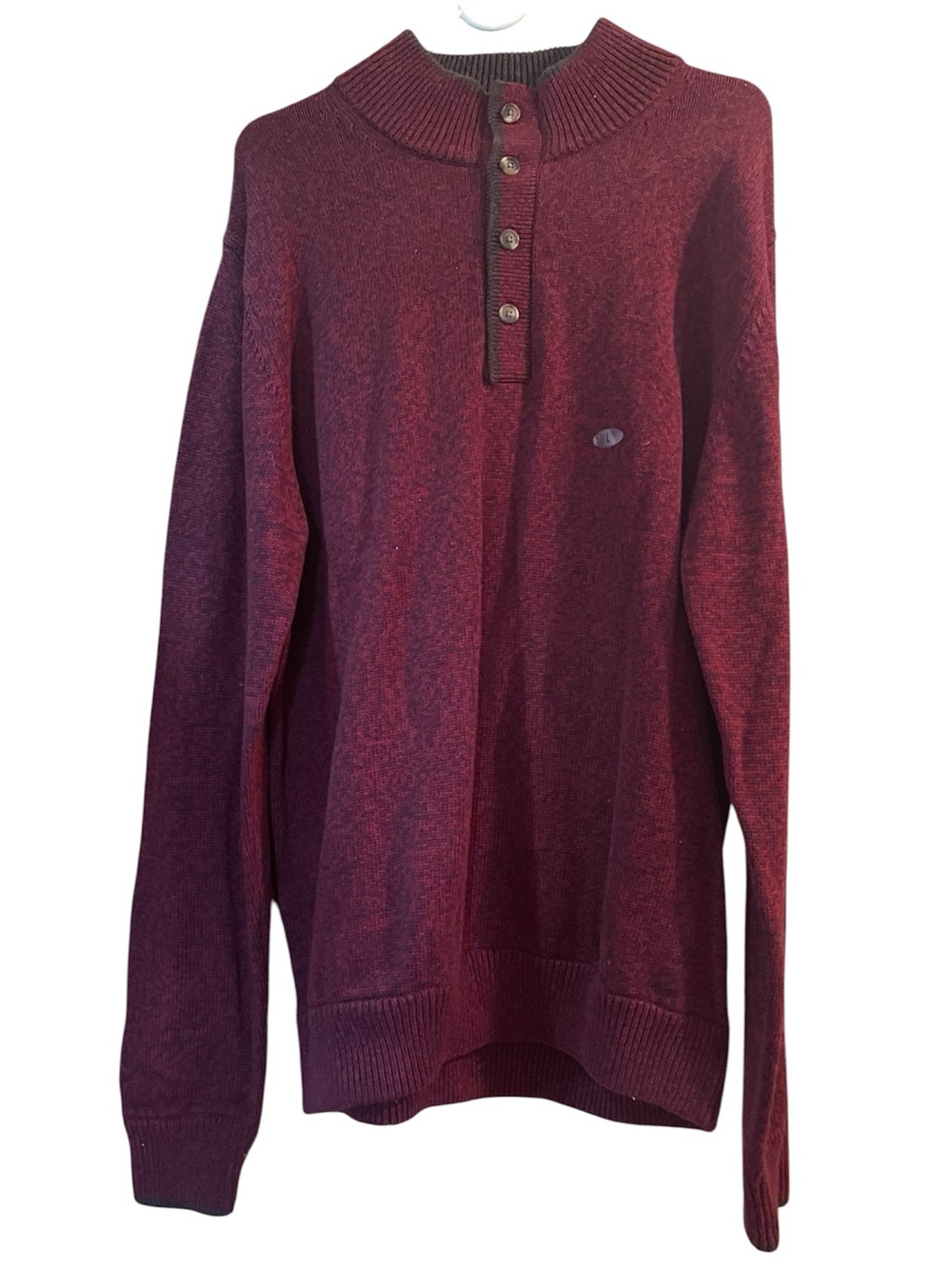 Van Heusen Men’s Mock Neck Pullover Sweater – Size Large – New Without Tags